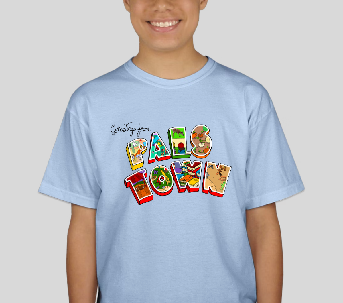 Greetings from PALS Town Youth T-Shirt